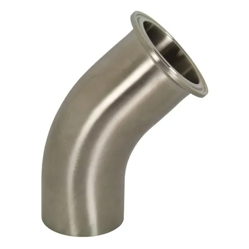 Dixon Sanitary B2KM Series Polished 316SS 45° Clamp x Weld Elbows