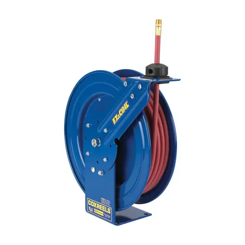Coxreels EZ-P-HP-325 EZ-Coil Performance Grease Hose Reel - Reel & Hose - 3/8 in. x 25 ft.