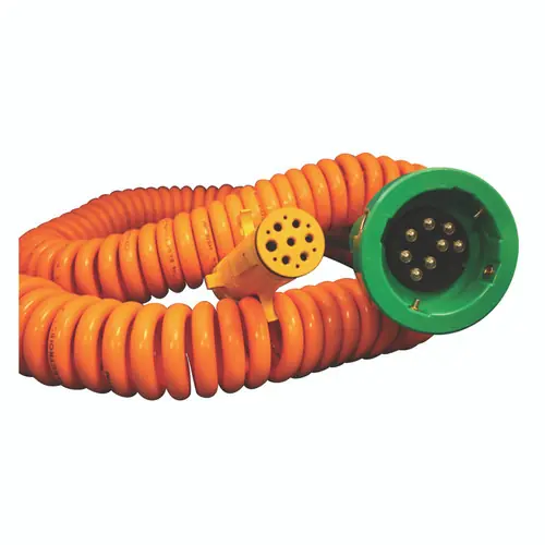 Civacon Green Thermistor Plug, Coiled Cord, and Break-Away Plug w/ 4 J Slot & 13 Contact Pins for Civacon or Scully System