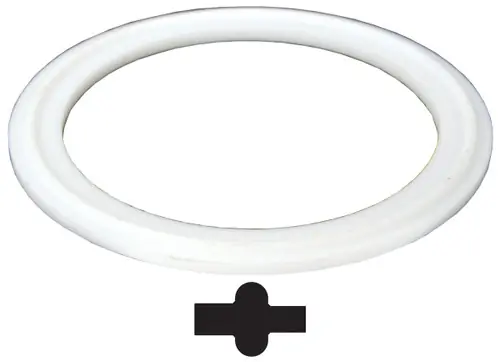 Dixon Sanitary (PTFE) Pipe Gaskets - White