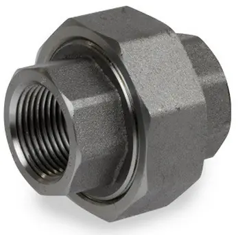 Smith Cooper 3000# Forged Carbon Steel 2 in. Union Fitting - Threaded - Fig. 42U 3