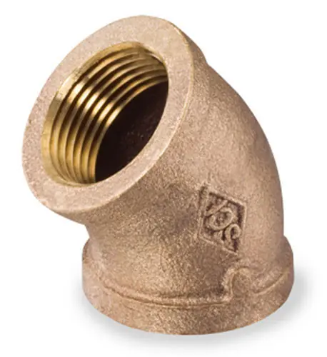 Smith Cooper Bronze 1/8 in. 45° Elbow Fitting - Threaded