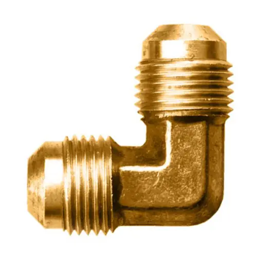 Gas-Flo Brass SAE 45° Flare 90° Elbow - Tube to Tube Fitting - 1/2" - 750