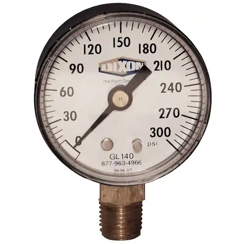 Dixon 2 in. Face Lower Mount ABS Case Dry Gauges