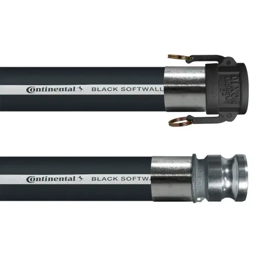 Continental ContiTech Black Softwall 4 in. 50 PSI Hose Assemblies w/ C x E Ends