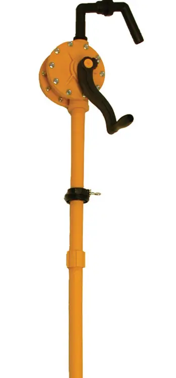 Zeeline 10211 Polypropylene Rotary Drum Pump, 1 Gal per 16 Revs - Viton Seals