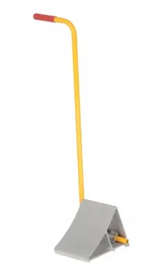 Vestil Aluminum Wheel Chock with Handle