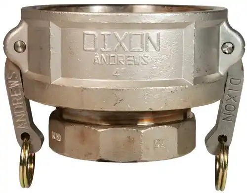 Dixon Stainless Steel Part D Reducing Female Coupler x Female NPT Coupler
