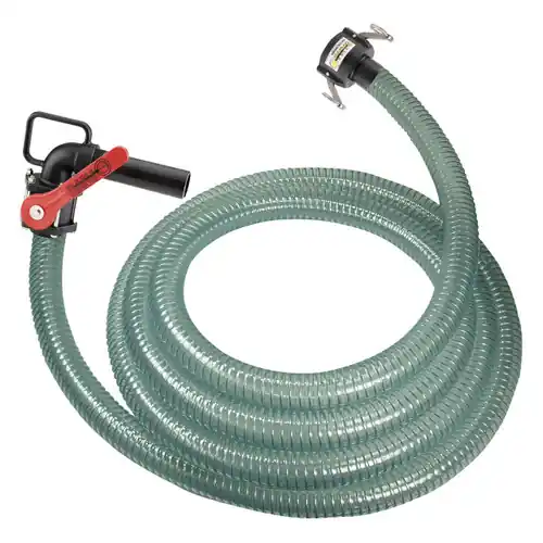 Kuriyama 1 1/2 in. PVC DEF Hose Assembly w/ 1 1/2 in. Part C Coupler X Nozzle