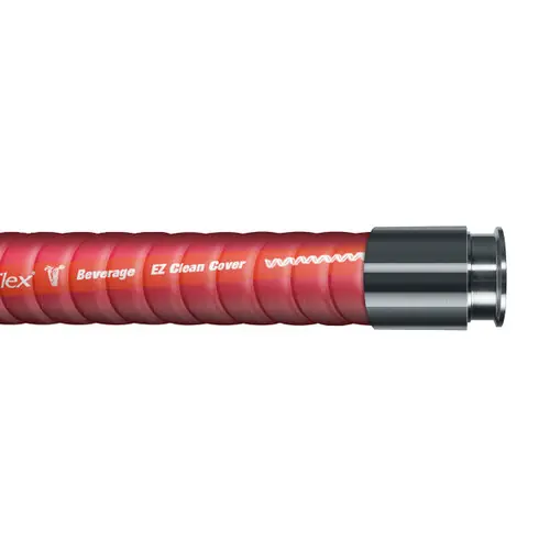 Continental ContiTech ExtremeFlex EZ Clean Cover 1 in. Beverage Hose w/ 3A Tri-Clamp Ends