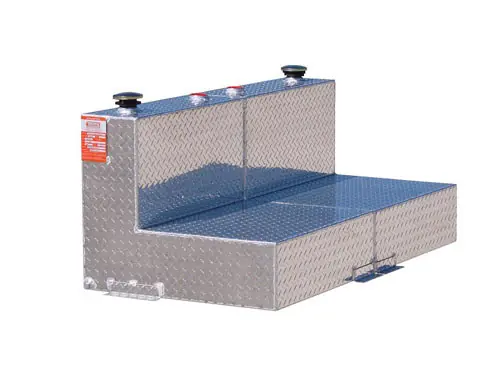 85 Gallon Aluminum L-shape Split Fuel Transfer Tank