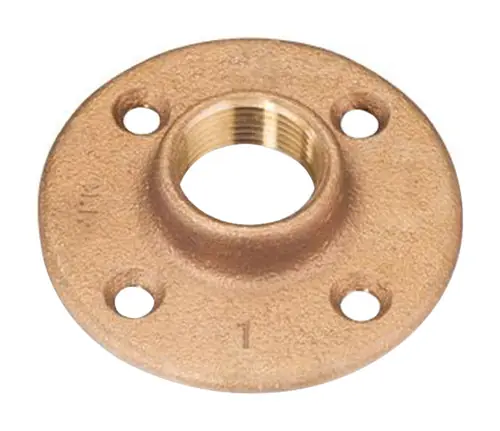 Smith Cooper Bronze 125# Floor Flanges - Threaded