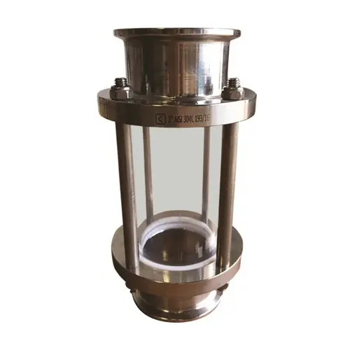 Cipriani Harrison Valves 95 Series 304L SS Pyrex Sight Glass