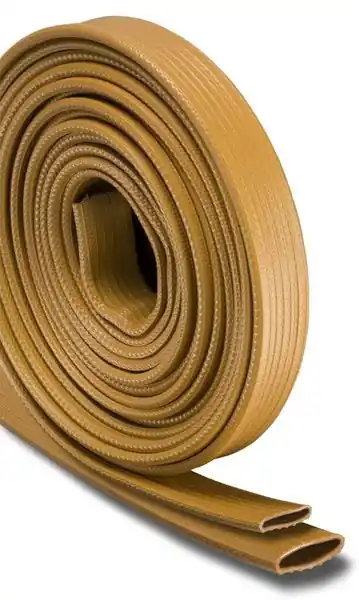 Kuriyama OROFLEX® 20 3 in. 200 PSI PVC Nitrile Rubber Water & Air Discharge Hose (Yellow) - Hose Only