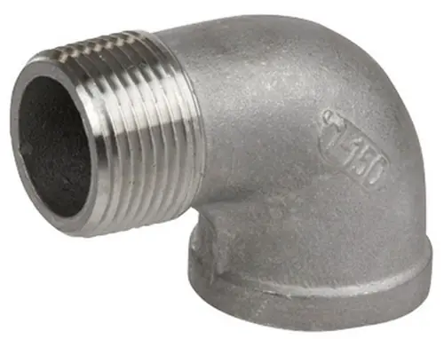 Smith Cooper Cast 150# Stainless Steel 1 1/4 in. 90° Street Elbow Fitting - Threaded - Fig. S3116SE
