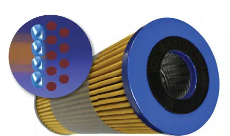 Parker Velcon Aquacon AD Series 6 in. x 44 1/8 in. Filters for VX-3 Housing - 25 Micron