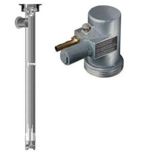 Flux 427S 3A Sanitary Pumps w/ F4161 Explosion-Proof Air Motor Without Valve - 39 in. Tube