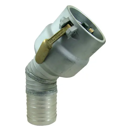 Vapor Flow 4 in. CPP with Probe & Check Valve x 45° Degree 4 in. Hose Shank