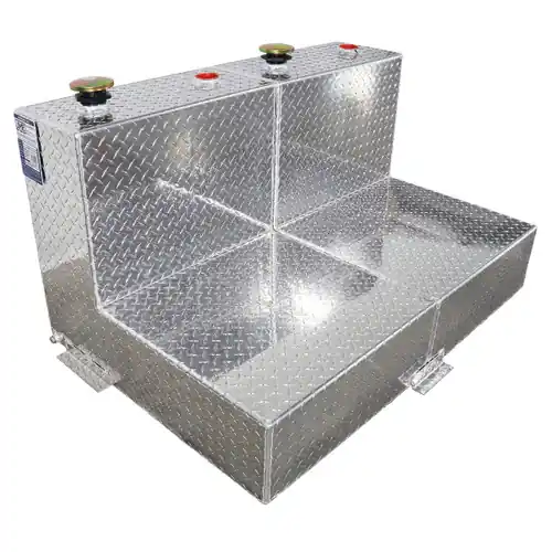 95 Gallon Aluminum L-shape Split Fuel Transfer Tank