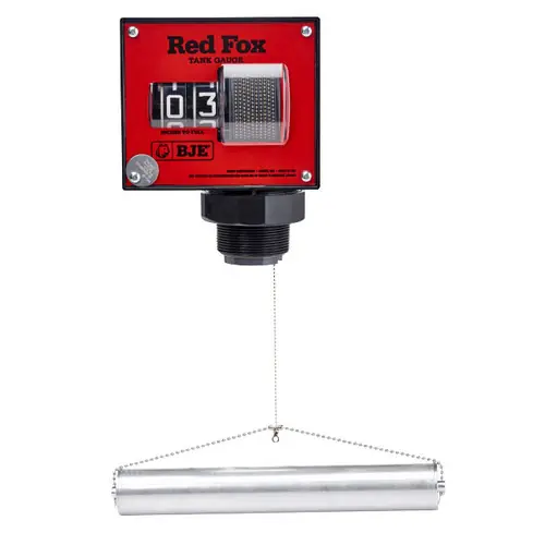 BJ Enterprises Red Fox Liquid Level Gauge 2 in. Male NPT