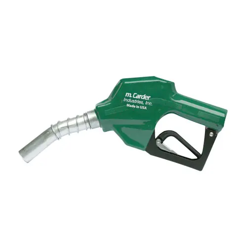 M. Carder MCDS 1 in. Automatic Prepay Truck Stop Diesel Nozzle - Green