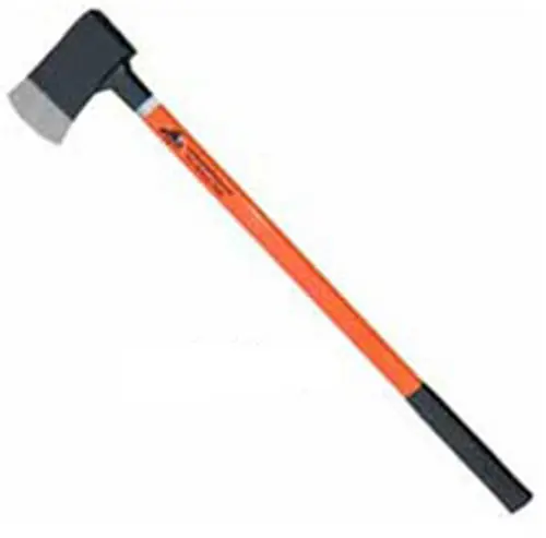 Leatherhead Tools 6 lb. Flat Head Axe Fiberglass Handle w/Reflective Tape - Orange