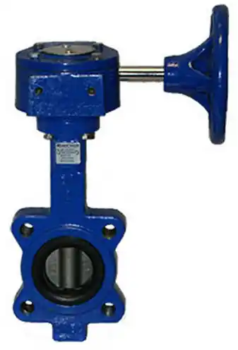 Sharpe 17 Series 5 in. Ductile Iron Gear Operator Butterfly Valve w/Nitrile Rubber Seals, Lug Style