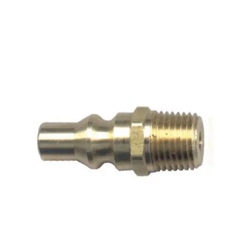 Gas-Flo 1/4 in. Recreational Vehicle Brass Valved Propane Quick Disconnect Plug