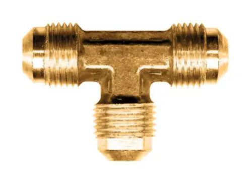 Gas-Flo Brass S.A.E. 45° Flare Tee Three Tube End Fitting