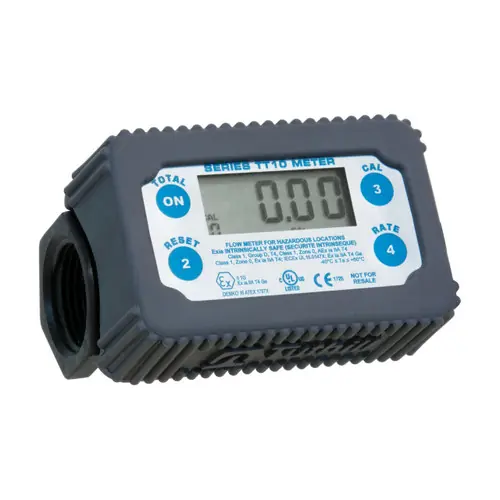 Fill-Rite TT10 Series 1 in. BSP Inline Turbine Engineered Polymer Meters