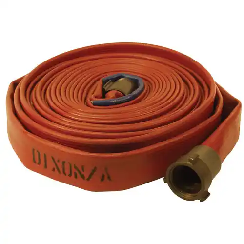 Dixon Powhatan 1 1/2 in. Single Jacket 500# Fire Hose NH (NST) Aluminum Couplings