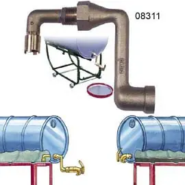 Justrite Drum Siphon Adapter