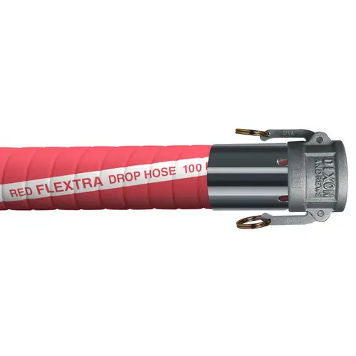 Continental ContiTech Red Flextra 4 in. 100 PSI Petroleum Transfer Hose Assemblies w/ Part C Female Couplers