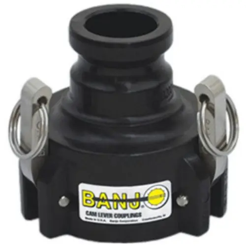 Banjo Poly Locking Cam Lever 3 in. Female Coupling X 2 in. Male Adapter Reducer