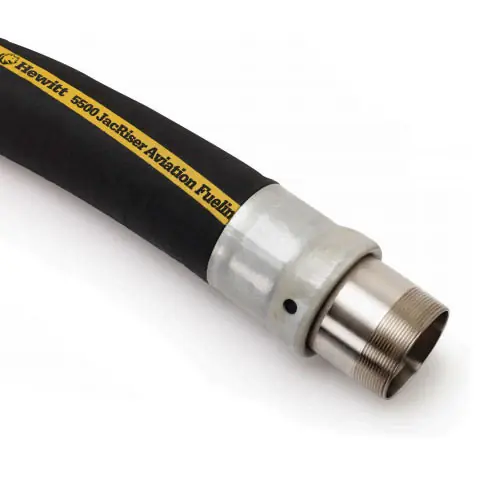Hewitt 5500 JacRiser 2 1/2 in. Hose Assemblies w/ Brass Male NPT Ends