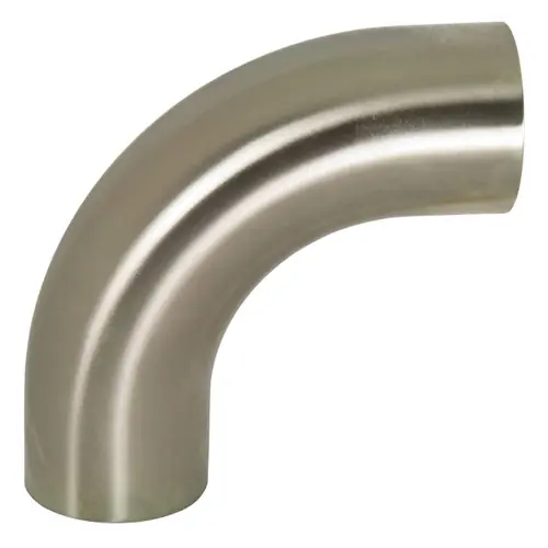 Dixon Sanitary B2S Series Polished 304SS 90° Weld Elbows w/ Tangents
