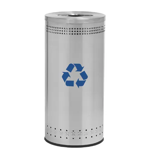 Commercial Zone Precision Series 25 Gal Stainless Steel Recycling Center