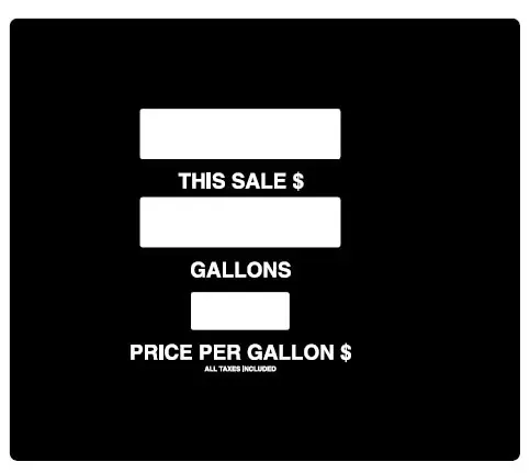 Gilbarco Advantage Main Display Overlay