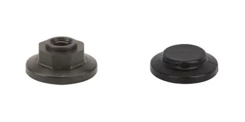 Banjo Poly Flange Plugs Solid and with Gauge Port