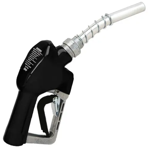 Husky XS® Unleaded Nozzle with Hold-Open Clip - Black