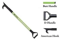 Leatherhead Tools 3 ft. Dog-Bone American Hook w/D-Handle - Lime