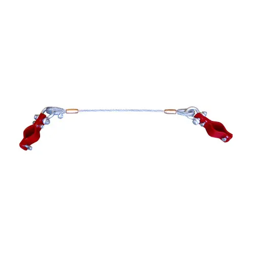 American Iron Works Hose Hobble Clamp x Clamp - 2 Bolt Style w/ Cable Assembly