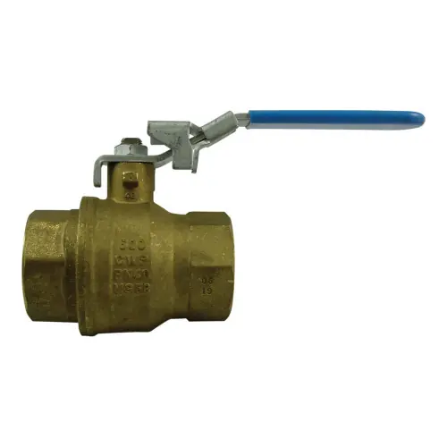 Morrison Bros. 691B Series 1/2 in. NPT Locking Brass Ball Valve - Full Port