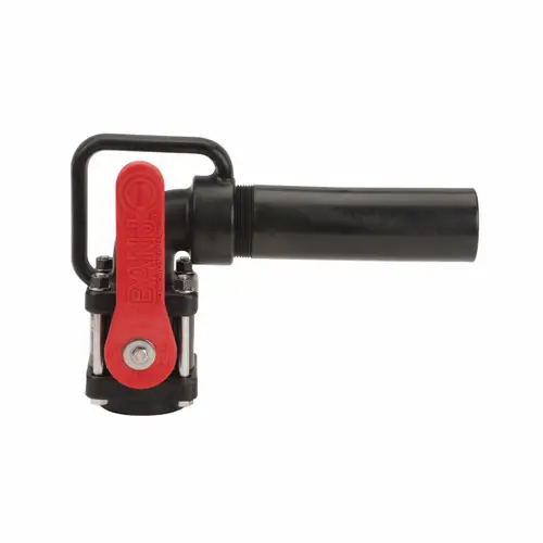 Banjo 2 in. Poly Nozzle Valves w/ 90° Elbow & 8 in. Spout