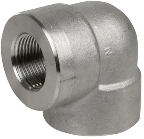 Smith Cooper 3000# Forged 316 Stainless Steel 3 in. 90° Elbow Fitting - Threaded - Fig. S4036E