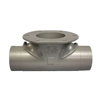 Civacon Rhino-T Cast Steel 5 in. Reversible Hopper Tee