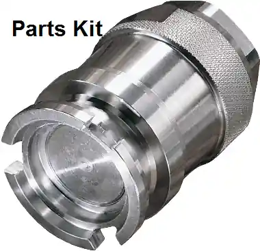 TODO-MATIC 6 in. Aluminum Dry Disconnect Adapter Repair Kits w/ FKM Seals & 150# Flanged Connection