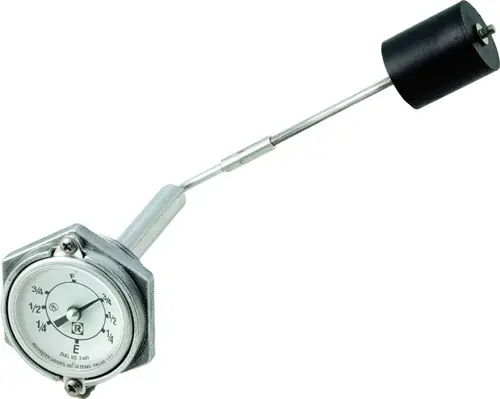 Rochester Gauges F7183 Magnetic Liquid Level Side Mount Farm Tank Gauge - 1 1/2 in.