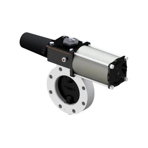 Betts WD Series 4 in. Air Operated Aluminum Wet-R-Dri Valve w/FKM Seals & Disc, TTMA Flange