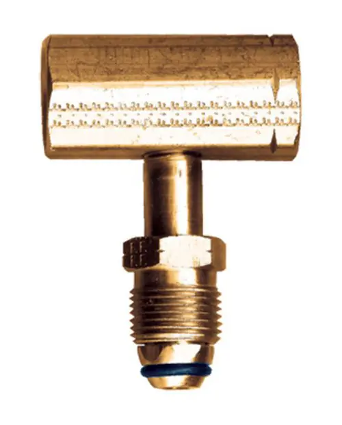 Gas-Flo Female POL x Male POL Manifold Block Tee Fitting